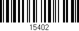 Código de barras (EAN, GTIN, SKU, ISBN): '15402'