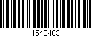 Código de barras (EAN, GTIN, SKU, ISBN): '1540483'