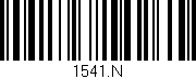 Código de barras (EAN, GTIN, SKU, ISBN): '1541.N'