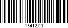 Código de barras (EAN, GTIN, SKU, ISBN): '15412.00'