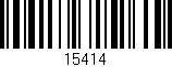 Código de barras (EAN, GTIN, SKU, ISBN): '15414'