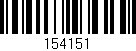 Código de barras (EAN, GTIN, SKU, ISBN): '154151'
