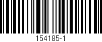 Código de barras (EAN, GTIN, SKU, ISBN): '154185-1'