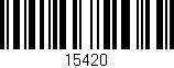 Código de barras (EAN, GTIN, SKU, ISBN): '15420'
