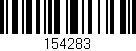 Código de barras (EAN, GTIN, SKU, ISBN): '154283'