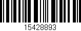 Código de barras (EAN, GTIN, SKU, ISBN): '15428893'