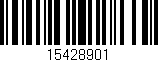 Código de barras (EAN, GTIN, SKU, ISBN): '15428901'