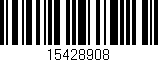 Código de barras (EAN, GTIN, SKU, ISBN): '15428908'