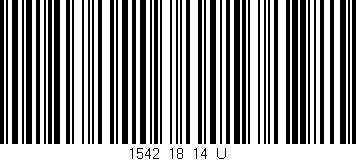 Código de barras (EAN, GTIN, SKU, ISBN): '1542_18_14_U'