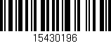 Código de barras (EAN, GTIN, SKU, ISBN): '15430196'
