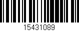 Código de barras (EAN, GTIN, SKU, ISBN): '15431089'