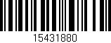 Código de barras (EAN, GTIN, SKU, ISBN): '15431880'