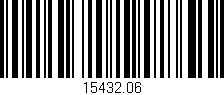 Código de barras (EAN, GTIN, SKU, ISBN): '15432.06'