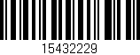 Código de barras (EAN, GTIN, SKU, ISBN): '15432229'