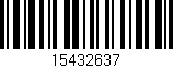 Código de barras (EAN, GTIN, SKU, ISBN): '15432637'