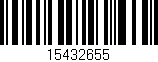 Código de barras (EAN, GTIN, SKU, ISBN): '15432655'