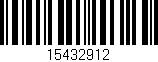 Código de barras (EAN, GTIN, SKU, ISBN): '15432912'