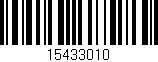 Código de barras (EAN, GTIN, SKU, ISBN): '15433010'