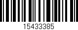 Código de barras (EAN, GTIN, SKU, ISBN): '15433385'