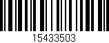 Código de barras (EAN, GTIN, SKU, ISBN): '15433503'