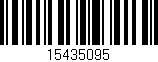 Código de barras (EAN, GTIN, SKU, ISBN): '15435095'