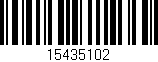 Código de barras (EAN, GTIN, SKU, ISBN): '15435102'