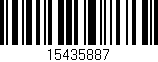 Código de barras (EAN, GTIN, SKU, ISBN): '15435887'
