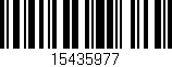Código de barras (EAN, GTIN, SKU, ISBN): '15435977'