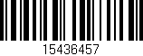 Código de barras (EAN, GTIN, SKU, ISBN): '15436457'