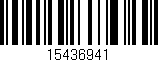 Código de barras (EAN, GTIN, SKU, ISBN): '15436941'