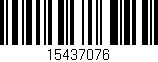 Código de barras (EAN, GTIN, SKU, ISBN): '15437076'