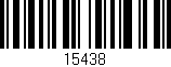 Código de barras (EAN, GTIN, SKU, ISBN): '15438'