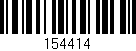 Código de barras (EAN, GTIN, SKU, ISBN): '154414'