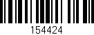 Código de barras (EAN, GTIN, SKU, ISBN): '154424'