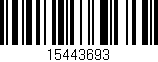 Código de barras (EAN, GTIN, SKU, ISBN): '15443693'