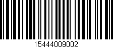 Código de barras (EAN, GTIN, SKU, ISBN): '15444009002'
