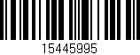 Código de barras (EAN, GTIN, SKU, ISBN): '15445995'