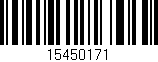 Código de barras (EAN, GTIN, SKU, ISBN): '15450171'