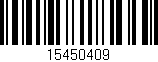 Código de barras (EAN, GTIN, SKU, ISBN): '15450409'
