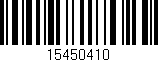 Código de barras (EAN, GTIN, SKU, ISBN): '15450410'