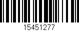 Código de barras (EAN, GTIN, SKU, ISBN): '15451277'