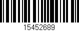 Código de barras (EAN, GTIN, SKU, ISBN): '15452689'
