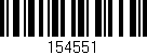 Código de barras (EAN, GTIN, SKU, ISBN): '154551'