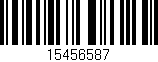 Código de barras (EAN, GTIN, SKU, ISBN): '15456587'