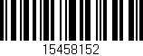Código de barras (EAN, GTIN, SKU, ISBN): '15458152'