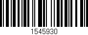 Código de barras (EAN, GTIN, SKU, ISBN): '1545930'