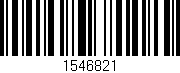 Código de barras (EAN, GTIN, SKU, ISBN): '1546821'