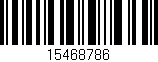 Código de barras (EAN, GTIN, SKU, ISBN): '15468786'