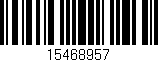 Código de barras (EAN, GTIN, SKU, ISBN): '15468957'
