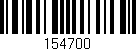 Código de barras (EAN, GTIN, SKU, ISBN): '154700'